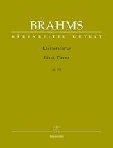 Piano Pieces, Op. 119 piano sheet music cover